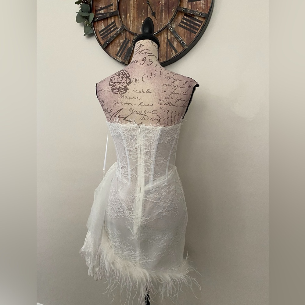 Sexy lace corset bachelorette, reception dress, cocktail party dress, photoshoot - Picture 3 of 3